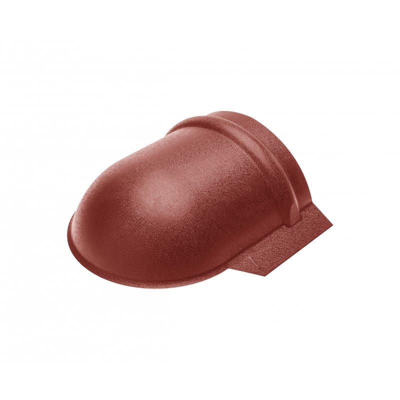 Ridge edge cap rounded  - Galvanized steel prepainted
MATT  - Steel red MATT  -  Picture