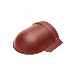 Ridge edge cap rounded  - Galvanized steel prepainted
MATT  - Steel red MATT  -  Picture 1