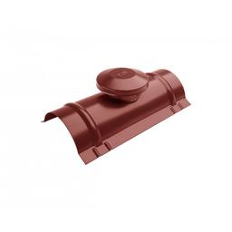 Ridge vent  - Galvanized steel prepainted  - Steel red  -  Picture 1