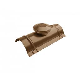 Ridge vent - Galvanized steel prepainted - Metallic copper - Picture 1