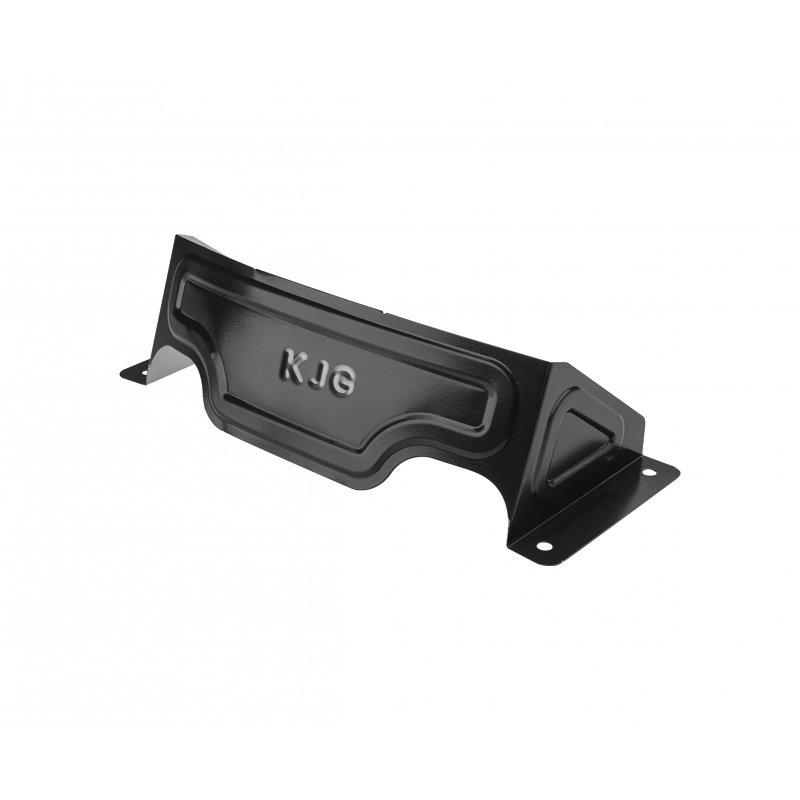 Snow stopper arched  - Galvanized steel prepainted  - Intense black  -  Picture