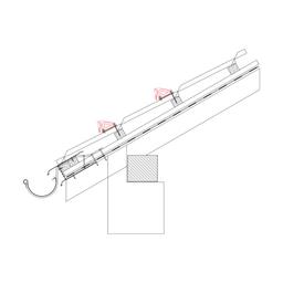 Snegobran posamezni  - Pocinkano barvano  - Temno srebrna  -  Slika 2