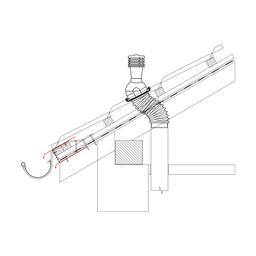 Odkvapový plech  - Pozink lakovaný  - Antracit  -  Obrázok 2