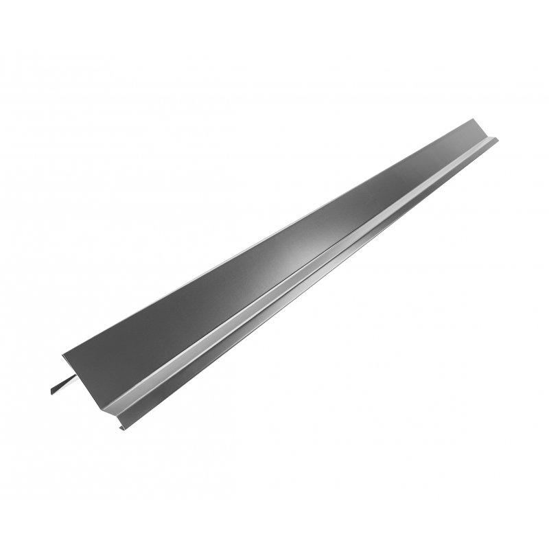 Strešné krajové lemovanie  - Pozink lakovaný  - Antracit  -  Obrázok