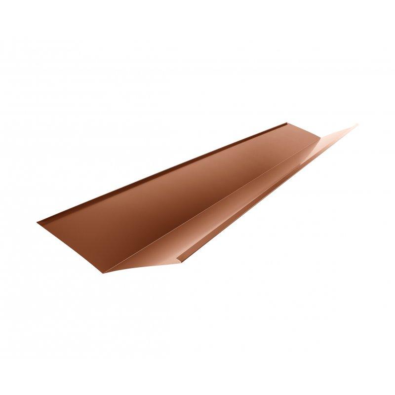 Strešna žlota - Pocinkano barvano - Opečno rdeča - Slika