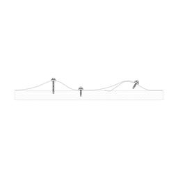 Farmer screw galvanized steel - Galvanized steel prepainted - White aluminum - Picture 4