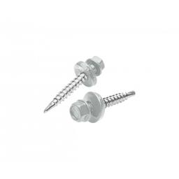 Farmer screw galvanized steel  - Galvanized steel prepainted  - Light grey  -  Picture 1