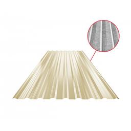 Trapéz strešný s prelisom TR 18A+ SQ (sound – aqua)  - Pozink lakovaný  - Slonová kosť  -  Obrázok 1