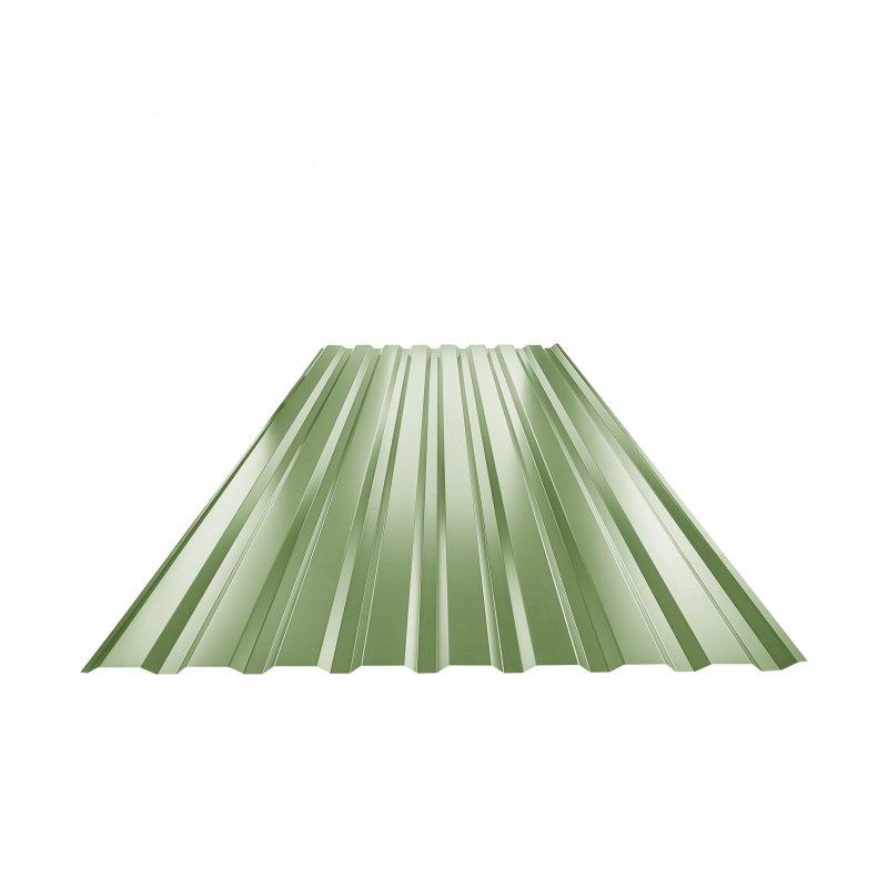 Trapézlemez - falprofil TR 18B  - Festett acél  - Zöld  -  Kép