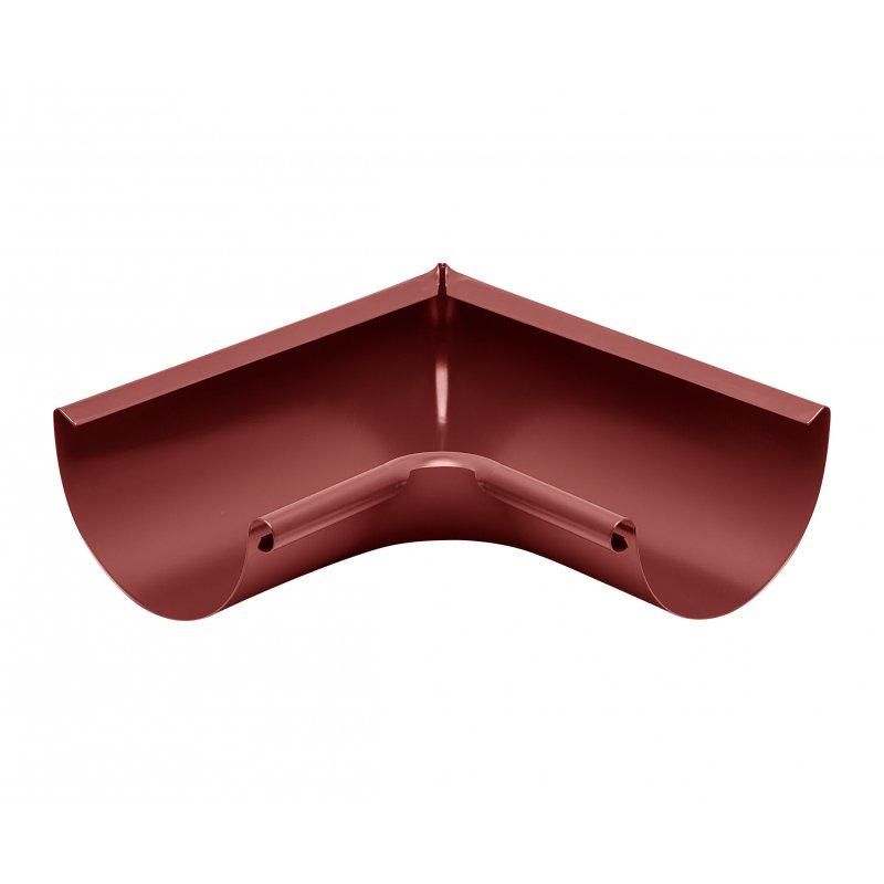 Внутренний угол желоба  - Лакированная оцинковка  - Стальной красный  -  Изображение