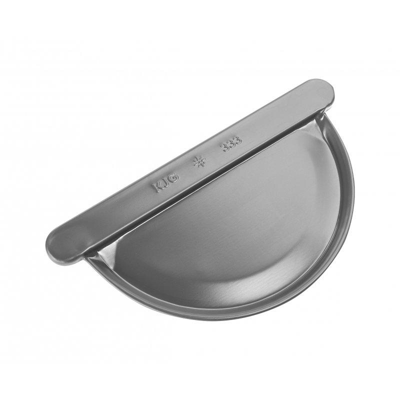 Zaključek žleba  - Pocinkano barvano  - Antracit  -  Slika