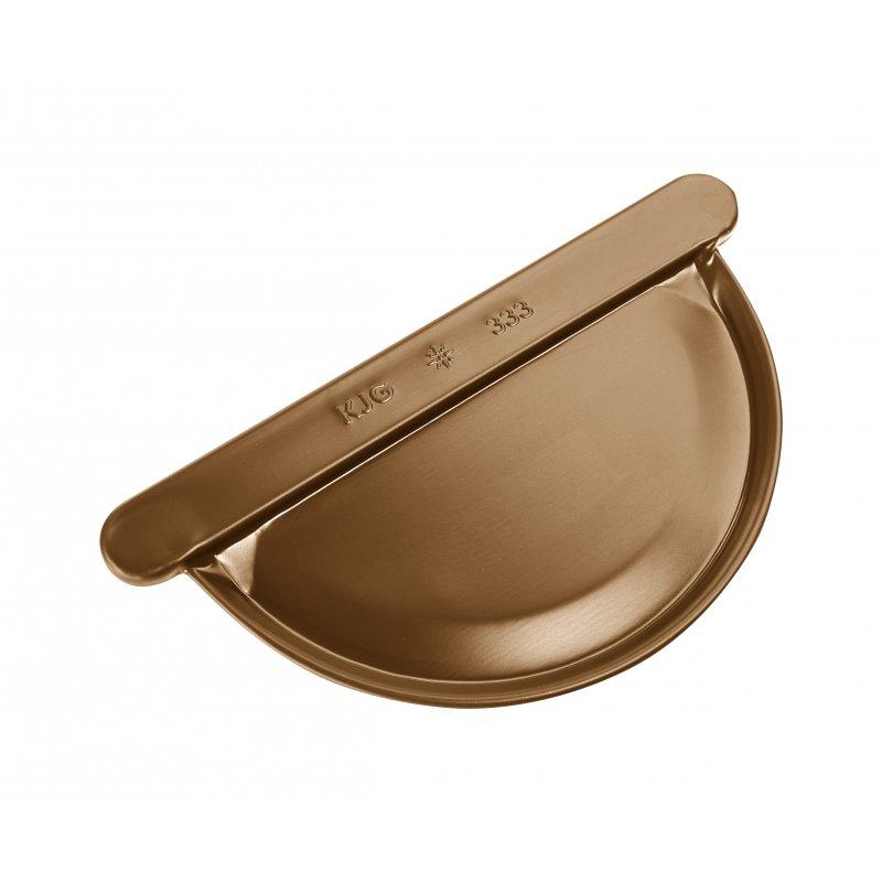 End cap  - Galvanized steel prepainted  - Metallic copper  -  Picture