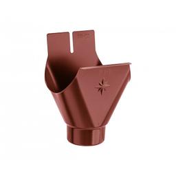 Žľabový kotlík  - Pozink lakovaný  - Oceľovo červená  -  Obrázok 1