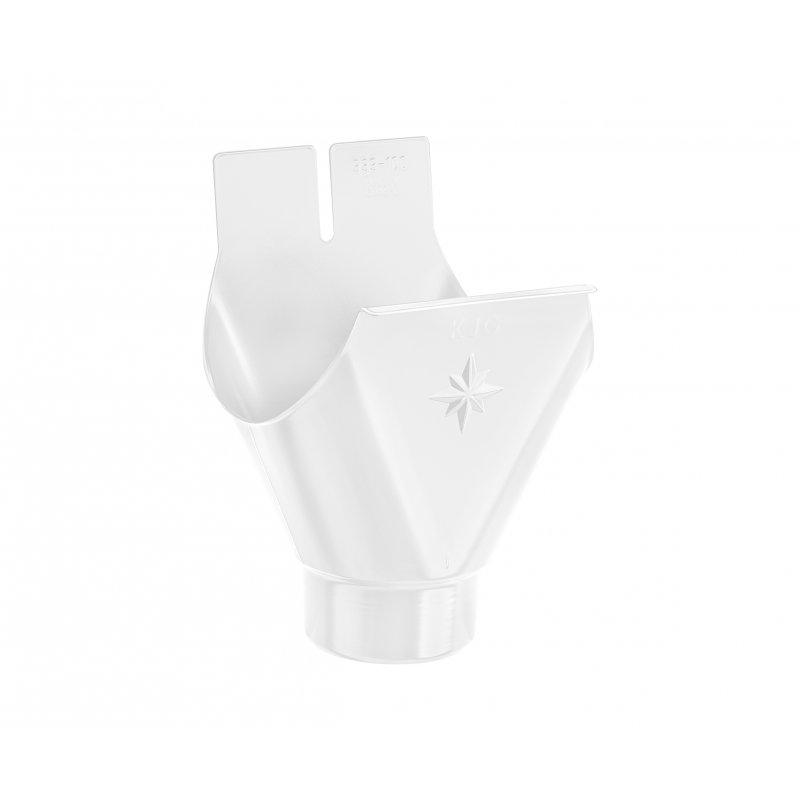 Outlet - Galvanized steel prepainted - Grey white - Picture