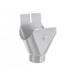 Žľabový kotlík  - Pozink lakovaný  - Bielo hliníková  -  Obrázok 1