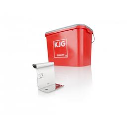 Fixed clip for FALZ stainless steel  - Stainless steel  - AISI 304 BA – mirror gloss  -  Picture 1