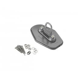 Platňa rúry 1-dierová  - Hliník lakovaný  - Antracit  -  Obrázok 1