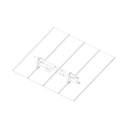 Rúra do svorky na falzovanú krytinu  - Hliník  - Natur  -  Obrázok 3