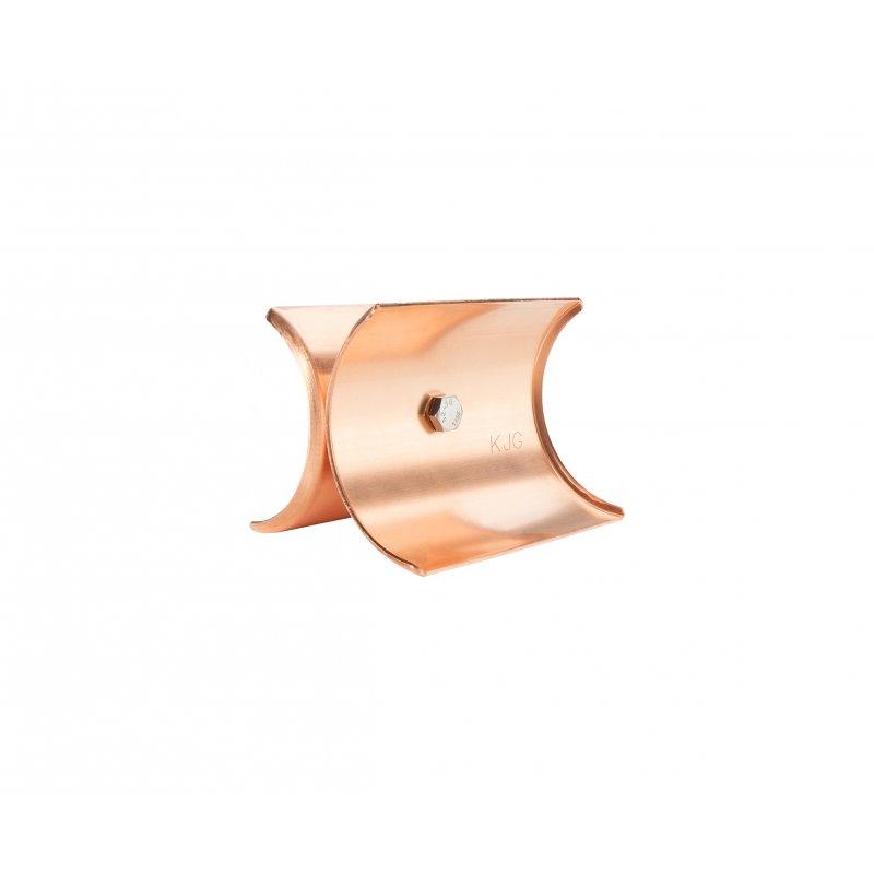 Rozrážač ľadu zachytávača snehu na falzovanú krytinu  - Meď  - Natur  -  Obrázok