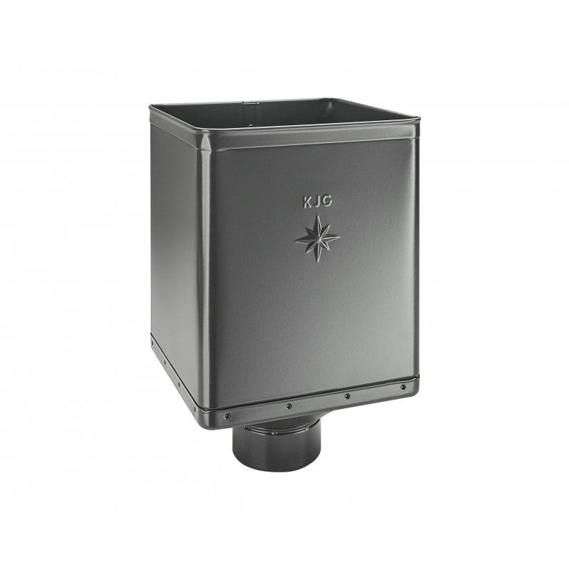 Vízgyüjtő üst DESIGN  - Festett acél  - Antracit  -  Kép