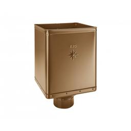 Hopper DESIGN  - Galvanized steel prepainted  - Metallic copper  -  Picture 1