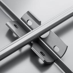 Egycsöves hófogótartó  - Alumínium színes
W.15  - Sötét ezüst W.15  -  Kép 2