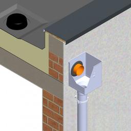 Kotlík zberný DESIGN exzentrický  - Pozink lakovaný  - Bielo hliníková  -  Obrázok 2