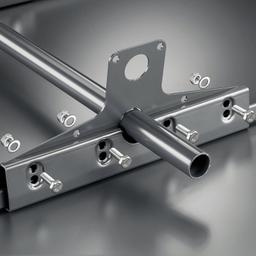 Snehový zachytávač dvojdierový  - Pozink lakovaný  - Biela  -  Obrázok 2