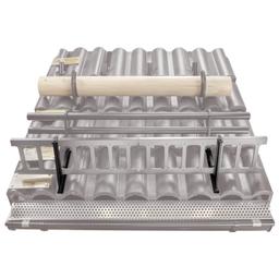 Létra hófogótartó  - Alumínium – Natur  - Festett acél – Cserépszín  -  Kép 2