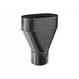 Zberný kotlík centrálny - Pozink lakovaný - Intenzívna čierna - Obrázok 1