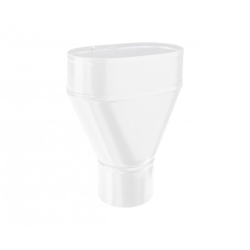 Zbirni kotliček centralni  - Pocinkano barvano  - Umazano bela  -  Slika