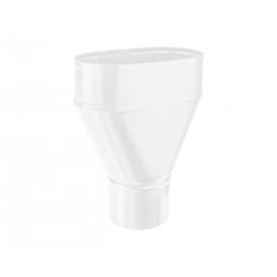 Zbirni kotliček centralni  - Pocinkano barvano  - Umazano bela  -  Slika 1