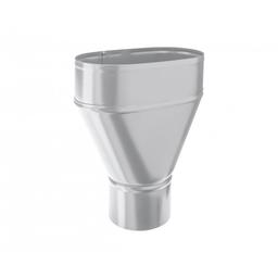 Zberný kotlík centrálny  - Pozink lakovaný  - Bielo hliníková  -  Obrázok 1