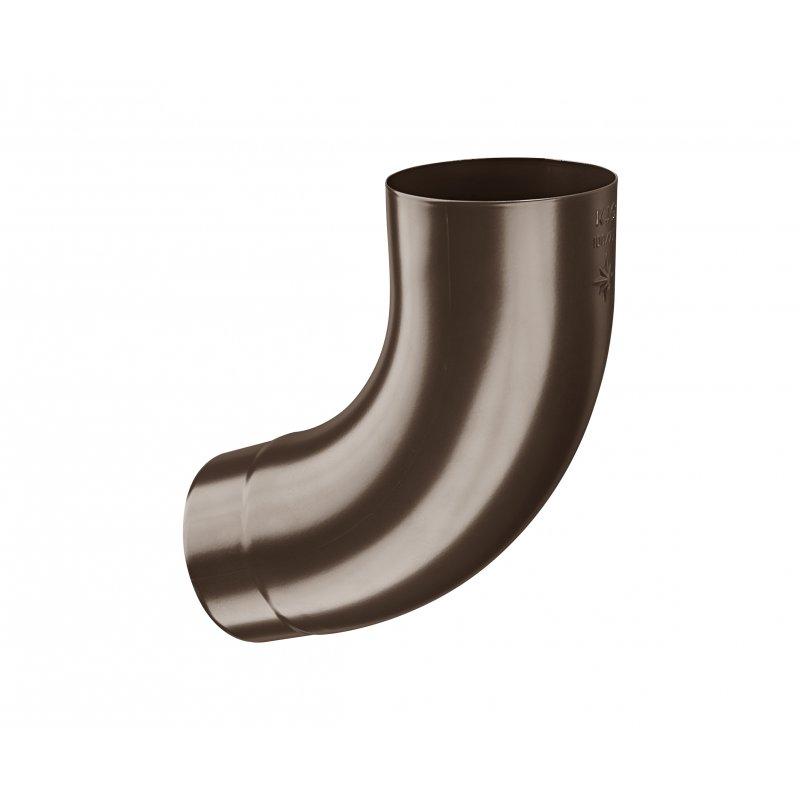 Elbow 72°  - Galvanized steel prepainted  - Testa di Moro  -  Picture