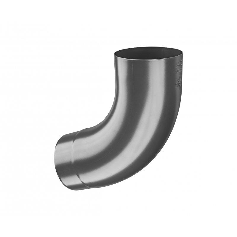 Odtočno koleno 72° - Pocinkano barvano - Antracit - Slika