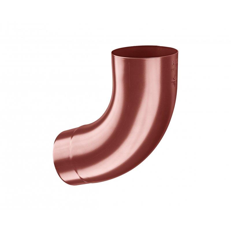 Könyök 72°  - Festett acél  - Bordó  -  Kép