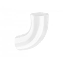 Колено выпуска трубы 72°  - Лакированная оцинковка  - Серо-белый  -  Изображение 1