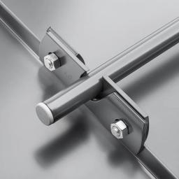 Cev za snegolov  - Aluminij – Natur  - Pocinkano barvano – Zelena mahovo  -  Slika 2