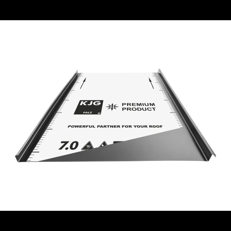 FALZ profil kettős állókorcos fedés  - Festett acél
MARCEGAGLIA  - Antracit  -  Kép