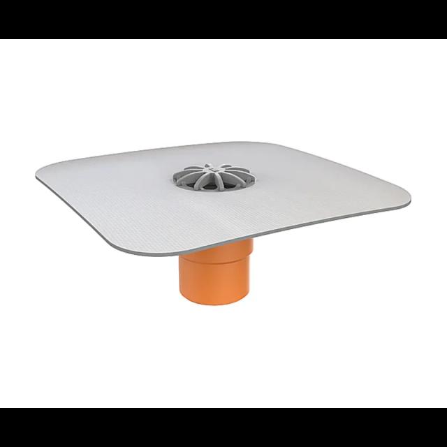 Obrázok - PVC balkónová vpusť s manžetou zvislánull