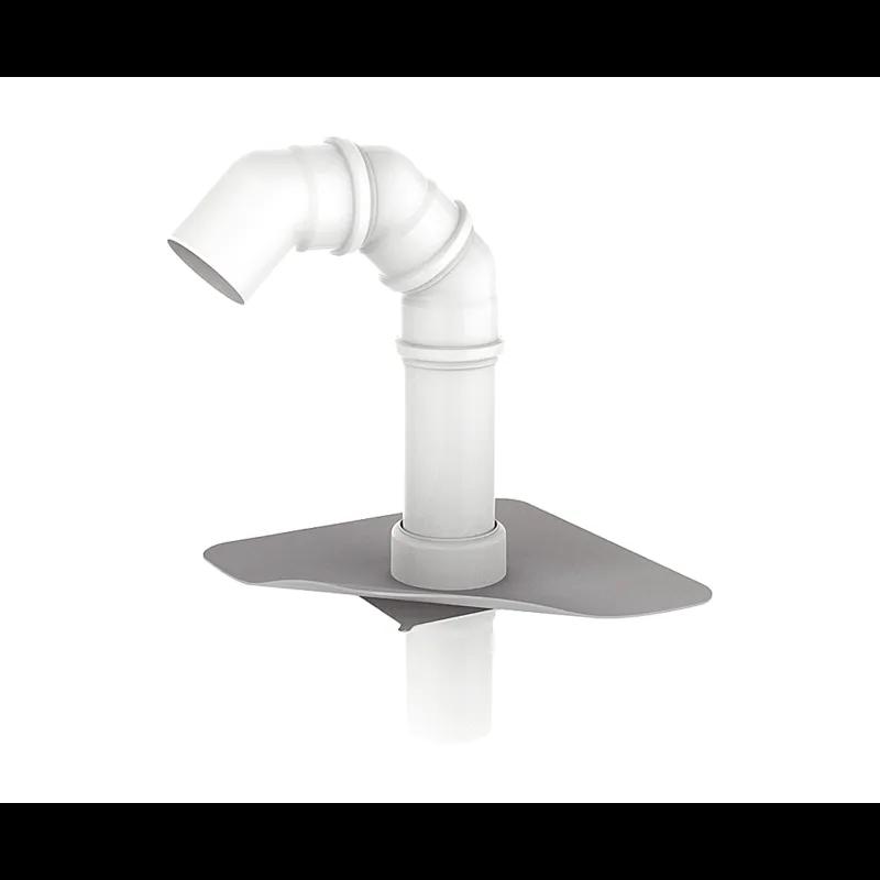 PVC prestup pre káble s manžetou  - PVC  - Biela  -  Obrázok