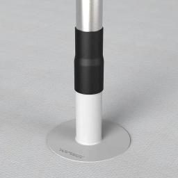 PVC tvarovka vlnovec  - PVC  - Prachovo šedá  -  Obrázok 2