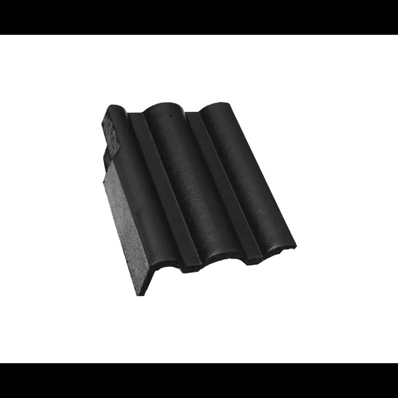 Škridla krajová ľavá DANUBIA  - Intenzívna čierna – INOVA  -  Obrázok