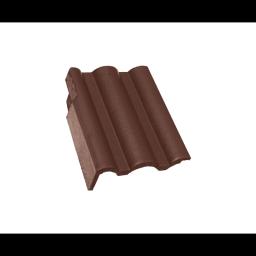 Škridla krajová ľavá DANUBIA  - Tmavo hnedá – INOVA  -  Obrázok 1