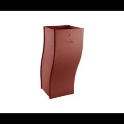 Zvodové koleno odskokové hranaté  - Hliník lakovaný
W.15  - Oceľovo červená W.15  -  Obrázok 1