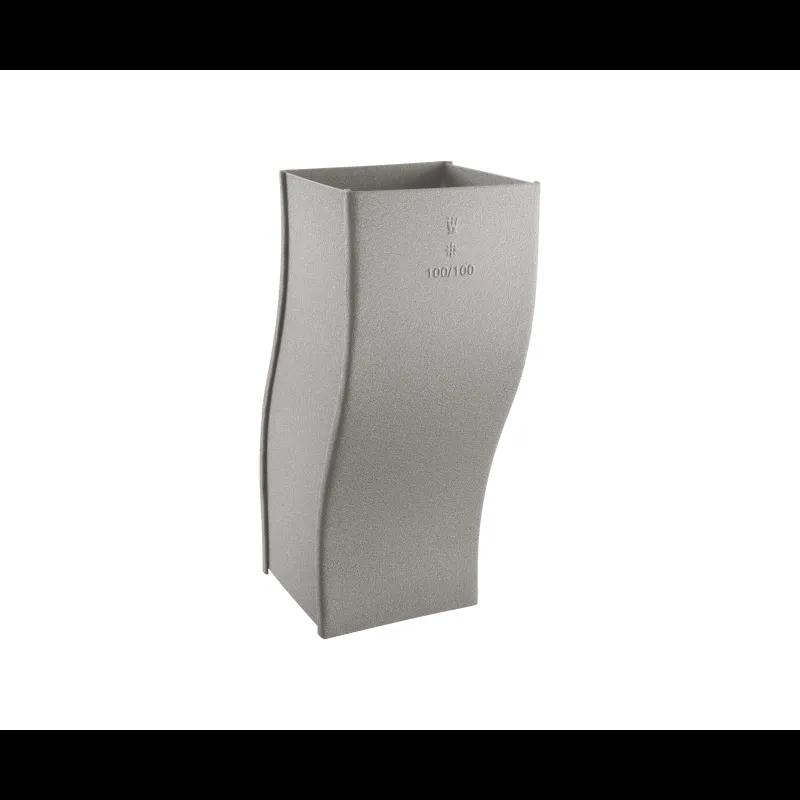 Колено со сгибом прямоугольного сечения  - Лакированный алюминий
W.15  - Белый алюминий темный W.15  -  Изображение