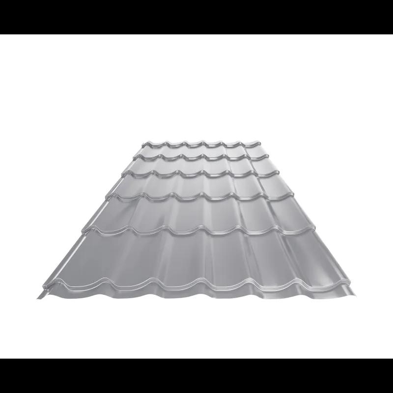 Кровельное покрытие UNI 1  - Лакированный алюминий  - Белый алюминий  -  Изображение