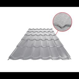 Кровельное покрытие UNI 1 SQ (sound – aqua)  - Лакированный алюминий  - Белый алюминий  -  Изображение 1