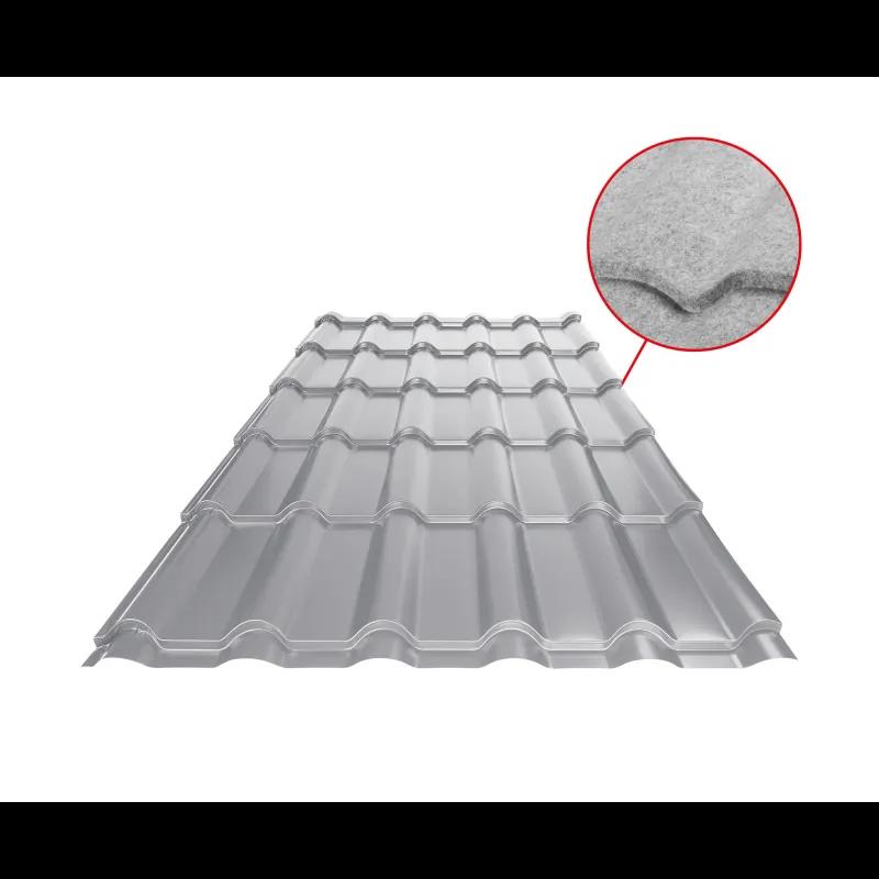 Strešná krytina UNI 2 SQ (sound – aqua)  - Hliník lakovaný  - Bielo hliníková  -  Obrázok