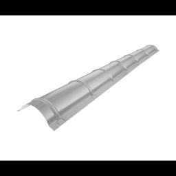 Hrebenáč pre krytinu  - Hliník lakovaný  - Bielo hliníková  -  Obrázok 1